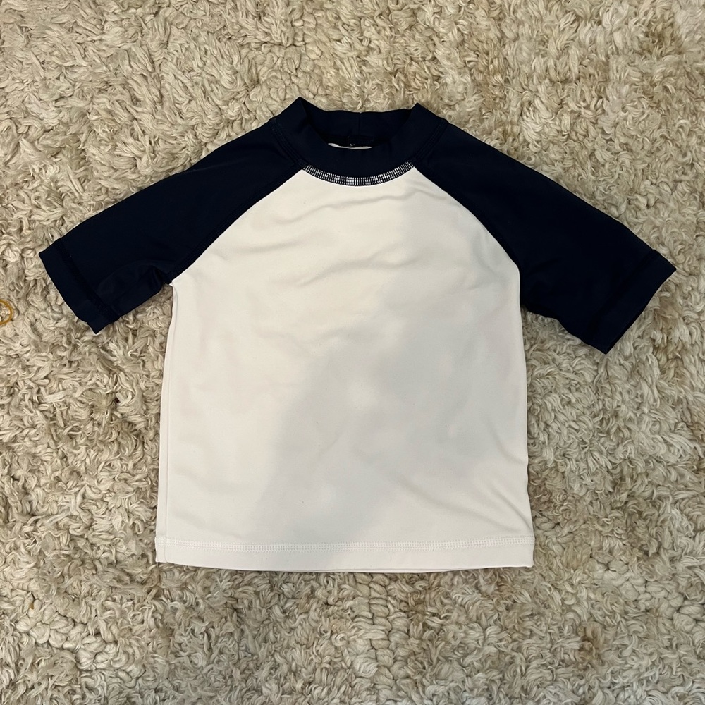 Janie and Jack Color-block Rash Guard